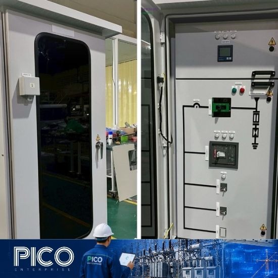 งานออกแบบและเดินระบบไฟฟ้าโครงการพลังงานทางเลือกและการผลิตไฟฟ้า (Renewable Energy & EV Infrastructure Grid - บริษัทรับเหมาระบบไฟฟ้าโรงงาน - PICO Enterprise